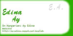 edina ay business card